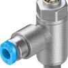 Zawór zwrotny przepustnicy FESTO GRLA-M5-QS-3-D 193137, 0.2 do 10 bar