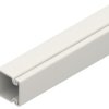 Electrical installation duct, (L x W x H) 2000 x 30 x 18 mm, PVC, white, HKL2030.6