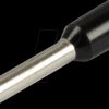 470410 Aderendhülsen, Ø 1,5 mm², 16 mm, schwarz, 100er-Pack