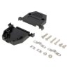 Obudowa do złącza D-Sub DB25 i HD44 plastik czarny Connfly DSC-225