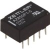 Przekaźnik elektromagnetyczny, DPDT, Ucewki: 5VDC, Iwyj: 1A, na PCB AZ850P1-5