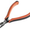 Szczypce płaskie długie Szczypce z długimi końcówkami Bahco długość szczęk: 25mm długość całkowita: 135 mm Stal