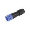 Binder 99 9205 060 03 Male Cable Mnt 3 Pin Blue Code with Solder Termination