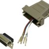 Adapter BKL Electronic 10121112 złącze żeńskie D-SUB 15-pin - złącze żeńskie RJ12