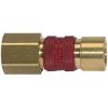 Quick-release coupling, L 45 mm, 35 bar, brass, for hose, 107639