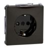 MERTEN Gniazdo pojedyncze z uziemieniem schuko System Design ciemny brąz MTN2300-4015 SCHNEIDER ELECTRIC