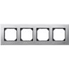 MERTEN M-ELEGANCE metal ramka 4 poczwórna srebrny platynowy MTN403460 SCHNEIDER ELECTRIC