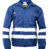 Bluza robocza z pasami odblaskowymi niebieska rozmiar 46