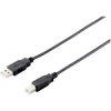 Equip 128862 USB cable USB-A to USB-B Black 5m