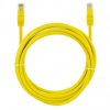 Patchcord UTP kat.6 kabel sieciowy LAN 2x RJ45 linka żółty 2m NEKU