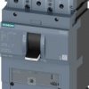 Wyłącznik kompaktowy MCCB, 3-biegunowy, 400A, 690V, Stałe, Siemens, 3VA2
