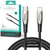 Kabel USB-C / Lightning Joyroom Star-Light Series SA27-CL3 120cm 30W w oplocie czarny