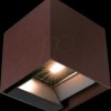 23824 Solar wall lamp, 9 W, 800 lm, CCT, brown, IP65