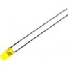 LED 3mm Yellow (diffused) 40mcd, 40°