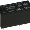 Przekaźnik; elektromagnetyczny miniaturowy; NT75-1CS; 12V; DC; 1 styk przełączny; 16A; 250V AC; do druku (PCB); do gniazda; Forw