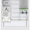 Słupek przyłączeniowy licznika ABN SZ207ZA2505R, 1 szt.
