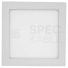 Panel LED SMD 18W 1400lm 2700K IP20 podtynkowa biały barwa WW biała ciepła VT-1807SQ-N V-TAC