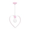 Lampa wisząca AMORE PINK 1xE27