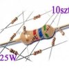 Rezystor węglowy 1,0 kOhm 0,25W ( min. x 10 szt)