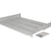 Półka 1U 350Mm Szara Z Podporami