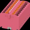 3273325 PTFIX distributor block, 18x2.5, dusky pink