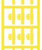 PA cable maker, inscribable, (W x H) 30 x 5.8 mm, max. bundle Ø 5 mm, yellow, 1805830000