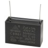 Kondensator rozruchowy do silnika 2uF 450VAC B class CBB61 do druku