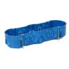 Puszka podtynkowa do regipsu KP64/3L trójpolowa PCV niebieska 80169003 SIMET