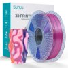 SUNLU SILK PLA+ 1.75mm 1kg TRI Color Red Yellow Blue, multi, wielokolorowy, jedwabisty