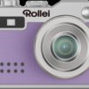12068 Ultra-compact 18 g mini digital camera with flash, 5 colour filt