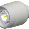 TNC plug 50 Ω, RG-402, Belden 1673A, solder connection, straight, 122386