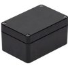 Obudowa Tereftalan polietylenu GRJ 75 mm 190 mm wys. zew. 55 mm RS PRO IP66 Czarny Czarny