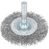 BlueSpot Tools 19221 Flat Steel Wire Wheel Brush 50mm x 6mm Arbor