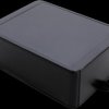 ABS enclosure, (L x W x H) 200 x 150 x 70 mm, black (RAL 9005), IP54, RL6655-FBK