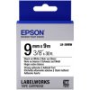 Epson C53S653007 Epson Label Cartridge Strong Adhesive LK-3WBW Black/White 9mm