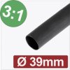 Quadrios 24CA294 Rurka termokurczliwa z klejem 24CA294, 3:1, od 39 mm do 13 mm, 1 m