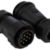 Złącze okrągłe 10-pinowe SP29 Mocowanie kablowe liniowe Wtyk, Gniazdo RS PRO Męski/żeński IP68 SP29