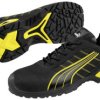PUMA Safety Sicherheitshalbschuh S3 AMSTERDAM Gr.43 schwarz/gelb, Nubukleder, Alukappe 642710-43 Obuwie ochronne S3 Rozm