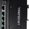 Switch przemysłowy Ethernet TrendNet TI-PE50 21.22.1439, 10 MBit/s, 100 MBit/s