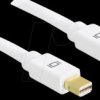 82794 Cable mini DP 1.2 > mini DP, 1,0 m, weiß, 4K