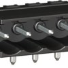 Pin header, 8 pole, pitch 5.08 mm, angled, gray, 10806108