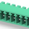 PCB terminal, 8 pole, pitch 3.5 mm, AWG 30-14, 11 A, pin, green, 284512-8