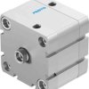 Siłownik kompaktowy skok: 15mm Festo Ø 63mm dwustronnego działania Action ADN-63-15-I-P-A