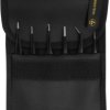 ESD SMD tweezers kit (6 tweezers), uninsulated, antimagnetic, stainless steel, 130 mm, 5-060