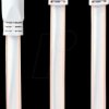 ANFM105ME Coaxial cable, IEC connector, 1.90 m, flat, white