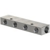 Distribution strip, L 152 mm, 12 bar, aluminum, for compressed air outlets/pneumatics, 112542