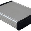 Obudowa Aluminium, 1455T2202 165 mm 220 mm wys. zew. 51.5 mm Hammond IP54 Srebrny Czarny