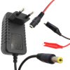 Ładowarka Li-ion 8.4V 2A zasilacz wtyk 5.5/2.1mm + adapter na krokodylki