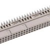 Female connector, type C, 64 pole, a-c, pitch 2.54 mm, press-in connection, straight, 304-60054-02
