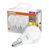 3PAK Żarówka LED E14 P45 5W = 40W 470lm 2700K Ciepła 300 OSRAM Base